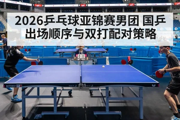 table tennis doubles match